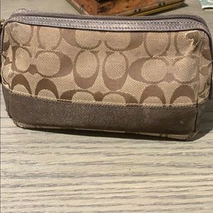 Coach makeup bag